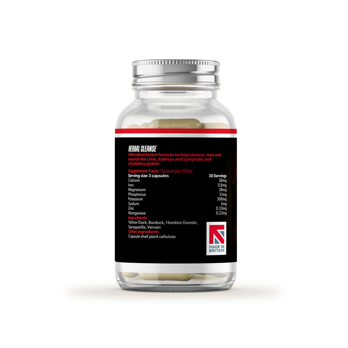 Raw Sport Liver, Kidney, Blood - Ironise Herbal Cleanse (90 caps)