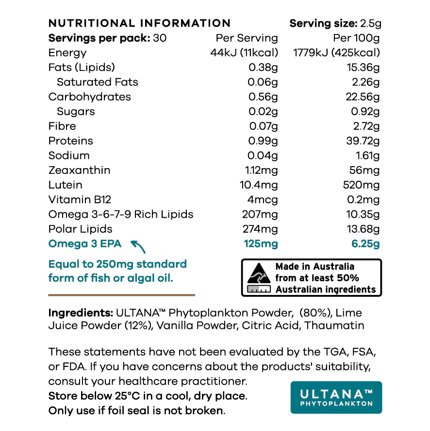 Phytoplankton Pulver 60g Omega & Multi