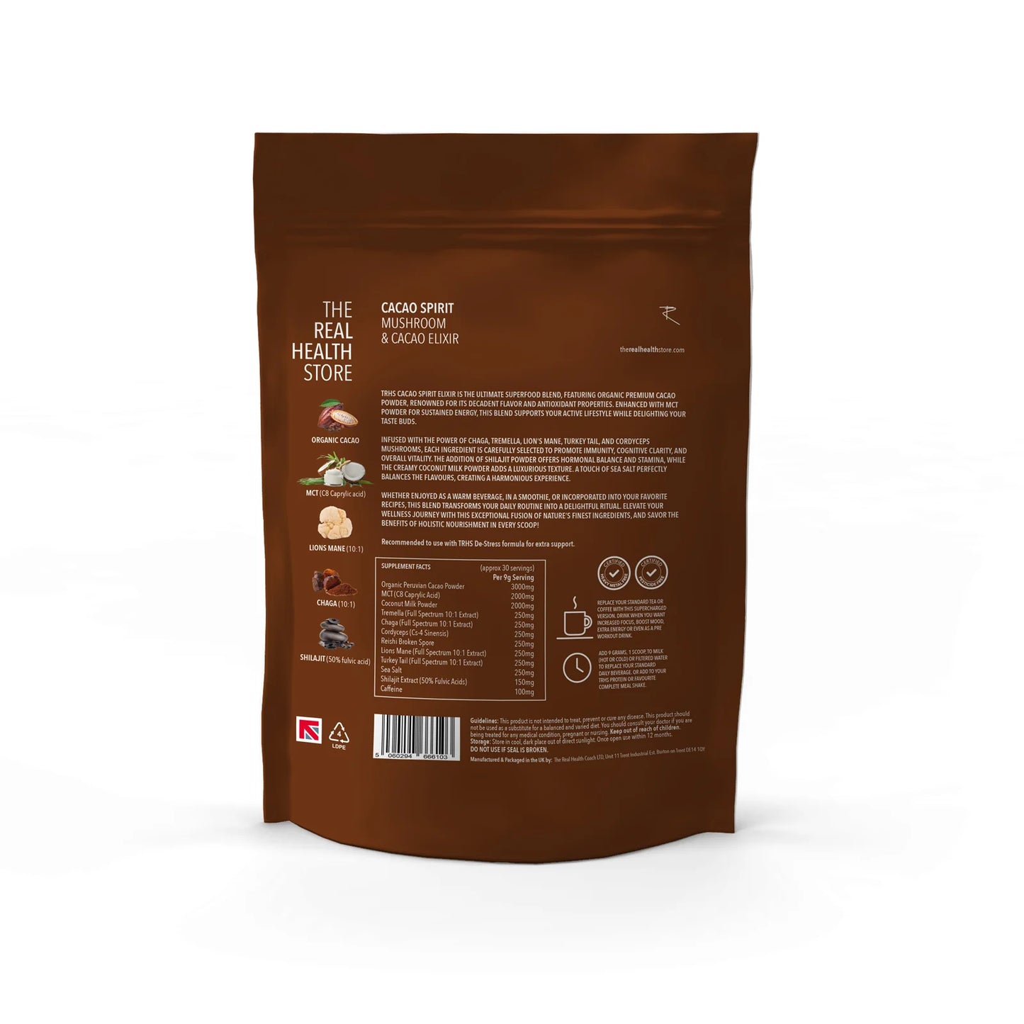 Cacao Spirit (Cacao & Mushroom) Elixir 270grams