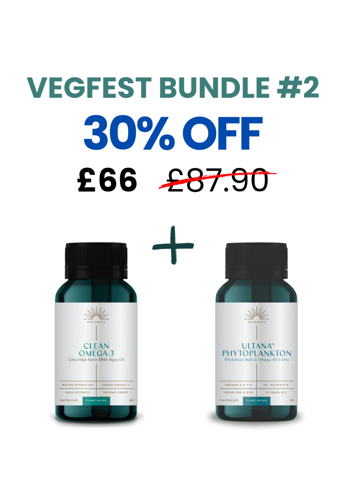 Omega-3 + Phytoplankton-Kapseln - VegFest