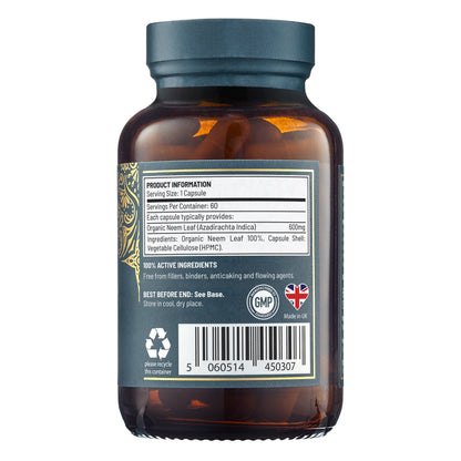 Organic Neem Leaf - 60's