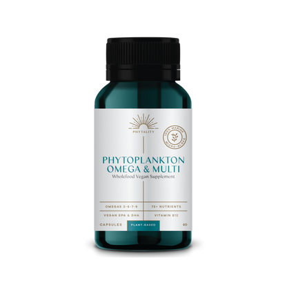 Phytoplankton 60 Veg. Capsules (500mg) Omega & Multi