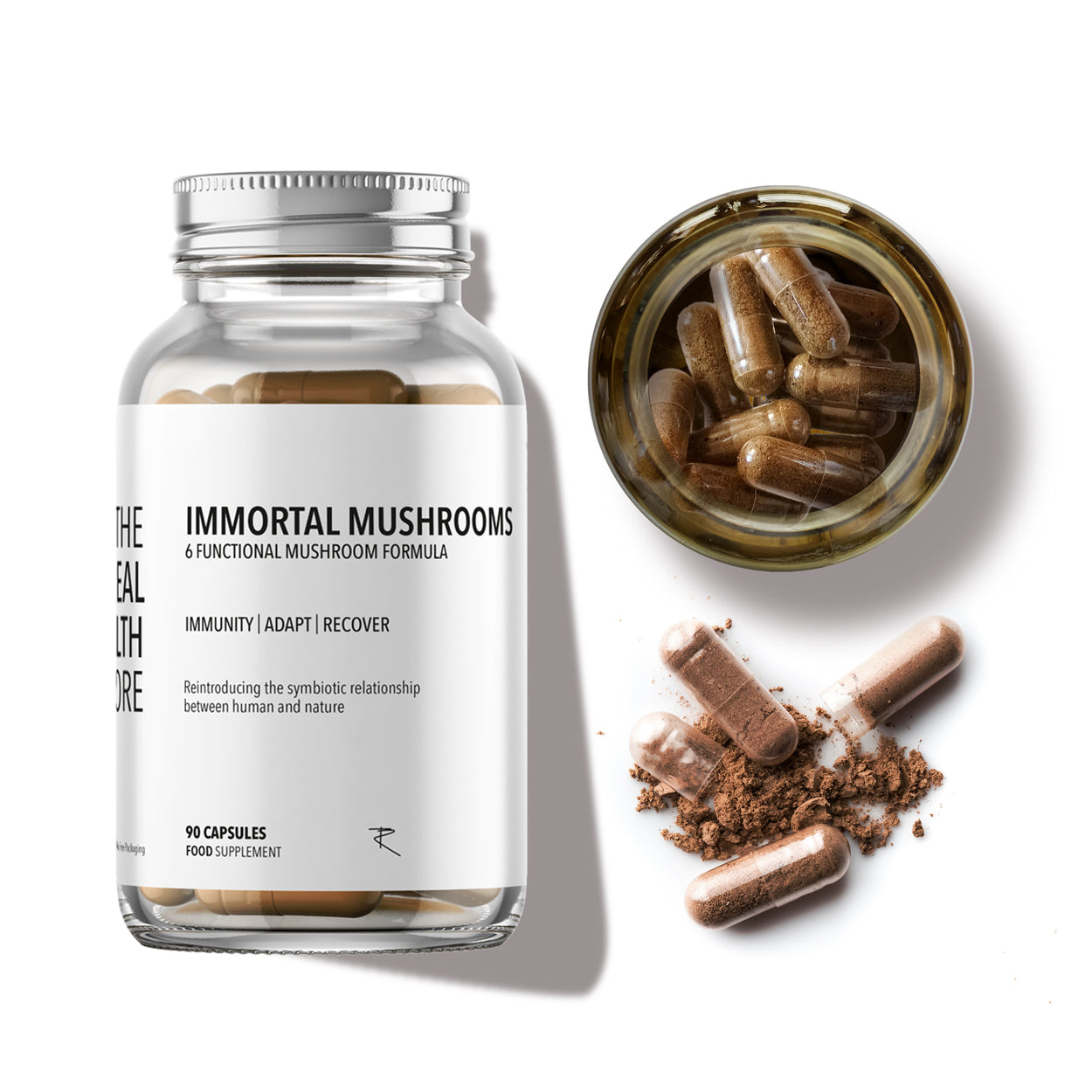 Immortal Mushrooms Immune Boost Functional Mushroom(90 Caps)
