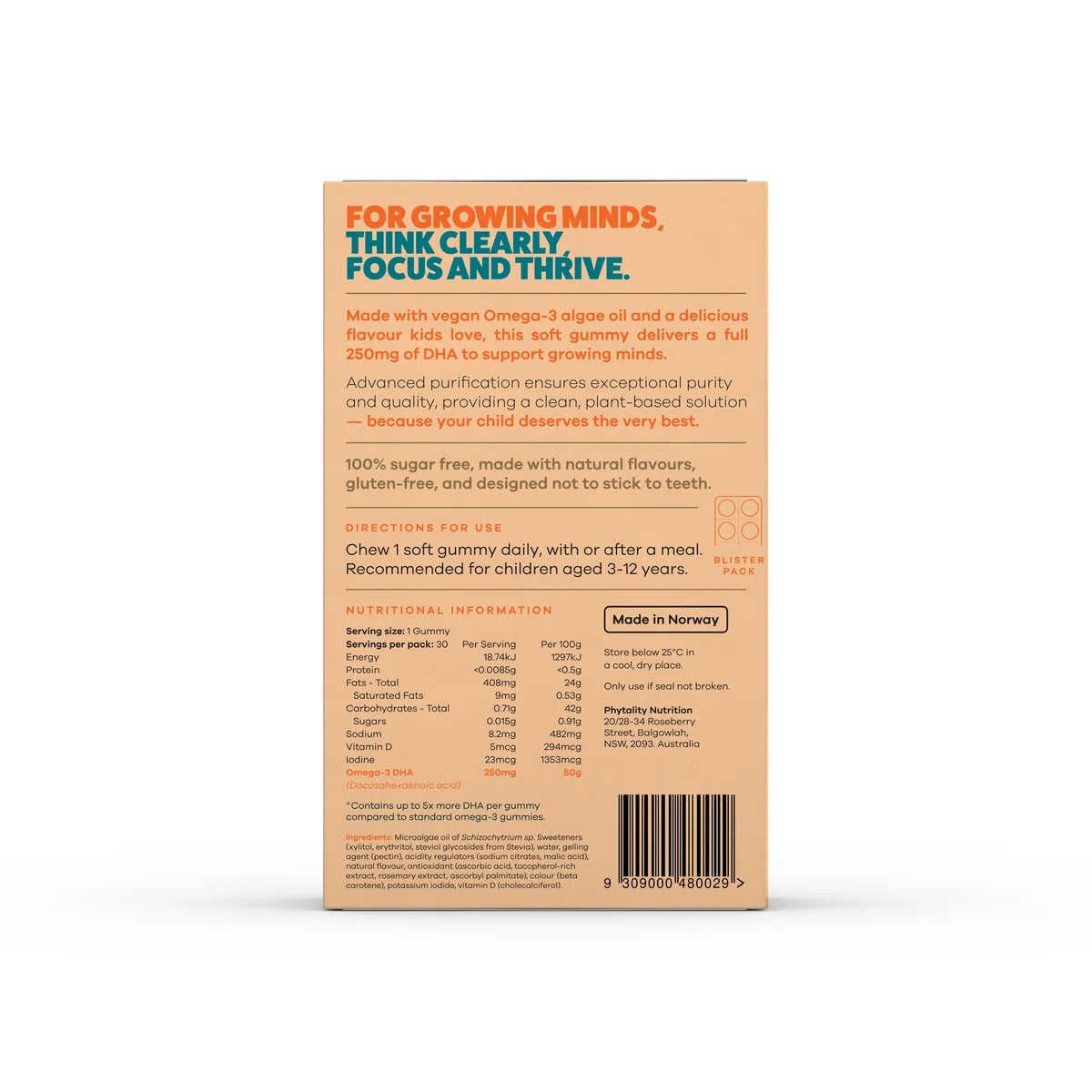 KIDS Clean Omega-3 DHA Soft Gummies
