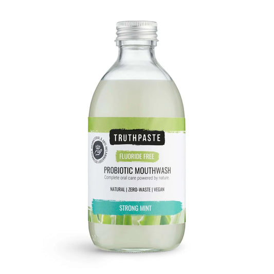 Strong Mint Probiotic Mouthwash Fluoride Free